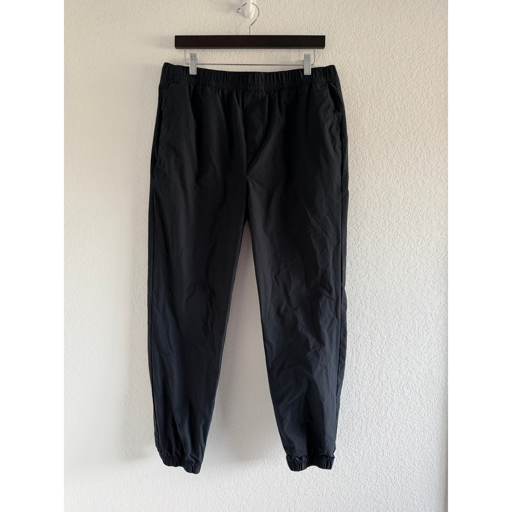Banana Republic Athletic Jogger Pants Size M Black Drawstring Waist
